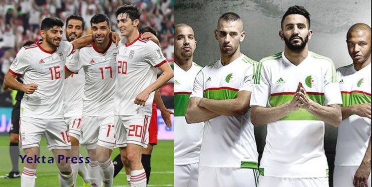 لشکر غایبان الجزایر مقابل ایران مشخص شد